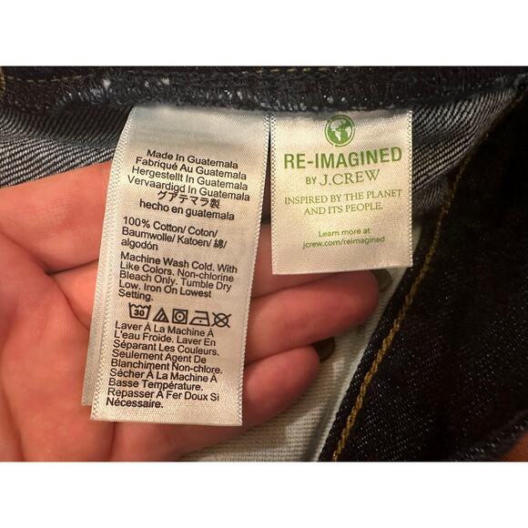 NWOT JCrew Mens 770 Straight Leg Stretch Jean Pants in Deep Lake Dark Wash 30 32 - Picture 8 of 11